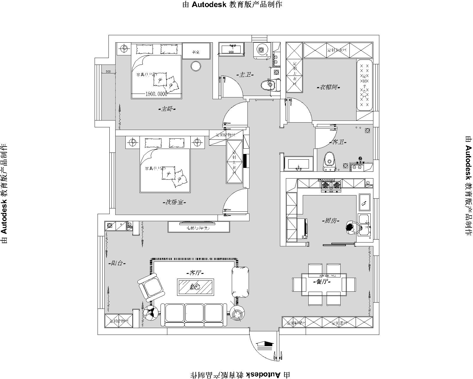 融創中心現代簡約風格玄關裝修效果圖