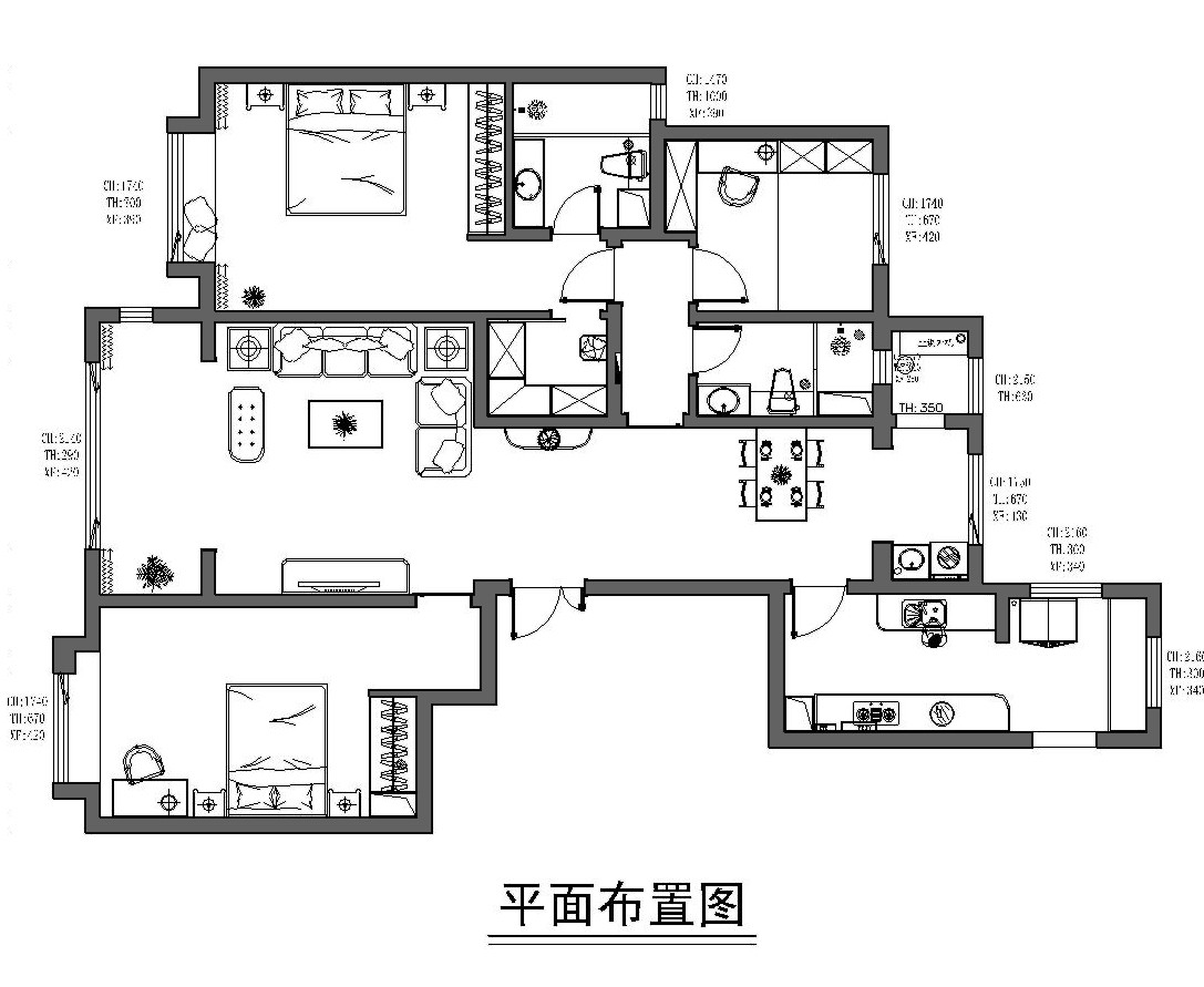 德賢公館歐式風(fēng)格戶(hù)型圖裝修效果圖